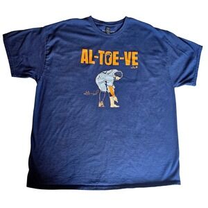 Jose Altuve Shirt 2XL BreakingT AL-TOE-VE Houston Astros MLB Players Association